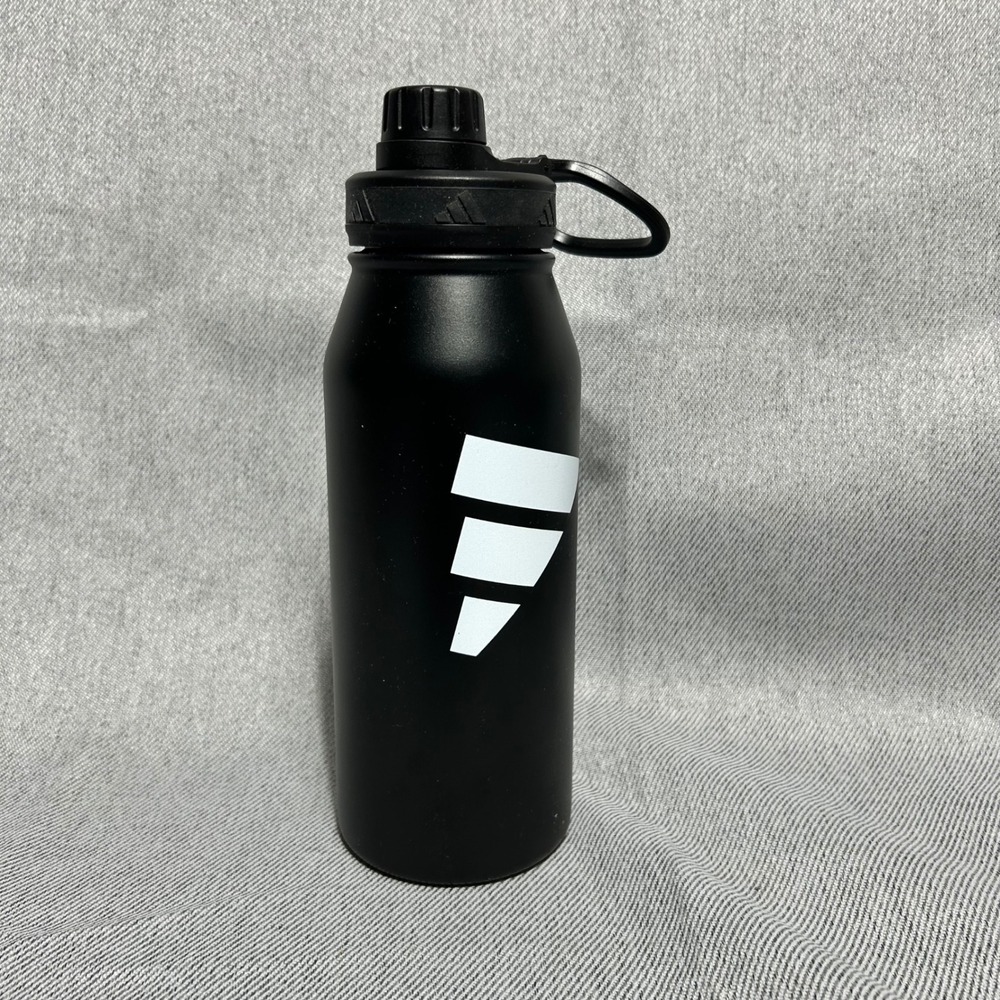 Adidas Water Bottle Black‎ Stainless Steel Insulated Gym Sport Bottle